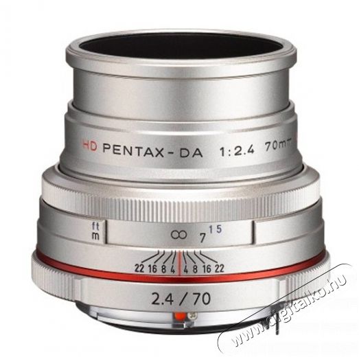 Pentax 70mm f/2,4 - ezüst Fotó-Videó kiegészítők - Objektív - Fix fókuszú objektív - 273480