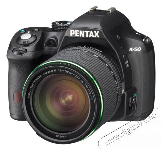 Pentax K-50 + 18-135mm WR Kit - fekete Fényképezőgép / kamera - DSLR tükörreflexes fényképezőgép - 273425