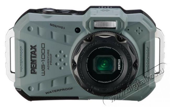 Pentax WG-1000 Olive F&eacute;nyk&eacute;pezőg&eacute;p / kamera - Kompakt f&eacute;nyk&eacute;pezőg&eacute;p - Norm&aacute;l tud&aacute;s&uacute; kompakt - 520132