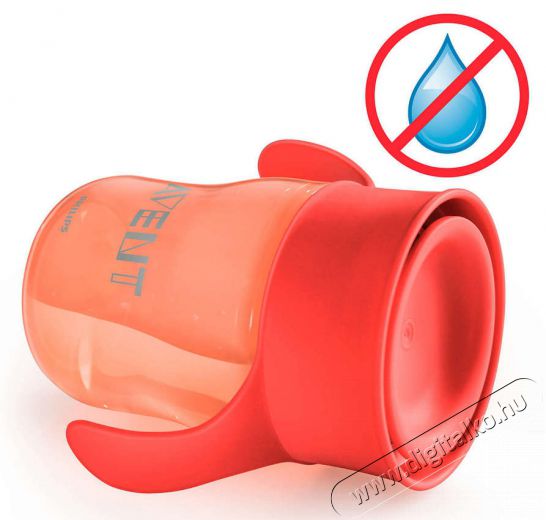 PHILIPS SCF782/00 260ml Első ivópohár - zöld és piros Szépségápolás / Egészség - Baba mama termék - Cumisüveg / cumi / etetés kiegészítő - 336797