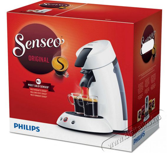 PHILIPS HD7817/10 kávéfőző - fehér Konyhai termékek - Kávéfőző / kávéörlő / kiegészítő - Kapszulás / podos kávéfőző - 299051
