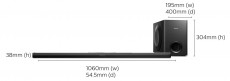 PHILIPS HTL7140B/12 hangprojektor Audio-Video / Hifi / Multimédia - Hangprojektor / soundbar - Mélyládával - 293381