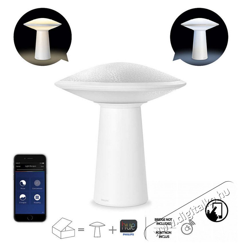 PHILIPS 3115431PH Hue Phoenix asztali lámpa Háztartás / Otthon / Kültér - Világítás / elektromosság - Asztali lámpa - 301313
