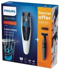 PHILIPS BT7204/85 Beardtrimmer series 7000 vákuumos szakállvágó  Szépségápolás / Egészség - Szőrtelenítő / borotva - Arc- és testszőrzet vágó, formázó - 331454