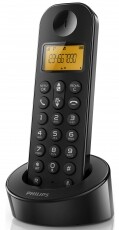 PHILIPS D1201B/53 vezeték nélküli telefon Mobil / Kommunikáció / Smart - DECT / cordless telefon - 301119
