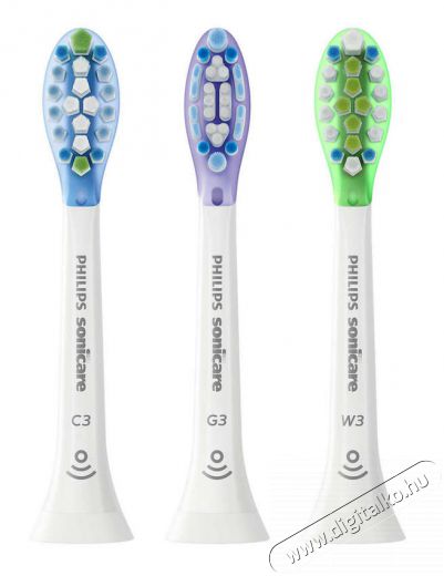 PHILIPS HX9076/07 Sonicare normál fogkefefej, 6db Szépségápolás / Egészség - Száj / fog ápolás - Kiegészítő - 348985