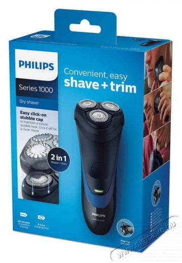 PHILIPS S1510/42 Shaver Series 1000 elektromos borotva Szépségápolás / Egészség - Szőrtelenítő / borotva - Férfi borotva - 342319