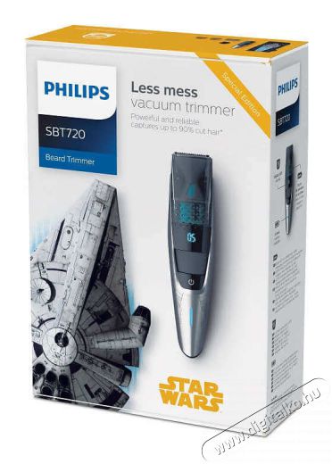 PHILIPS SBT720/15 Star Wars Millenium Falcon vákuumos szakállvágó Szépségápolás / Egészség - Hajápolás - Haj / szakáll vágó, nyíró - 342349