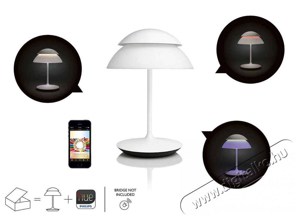 PHILIPS 7120231PH Hue Beyond asztali lámpa Háztartás / Otthon / Kültér - Világítás / elektromosság - Asztali lámpa - 301312