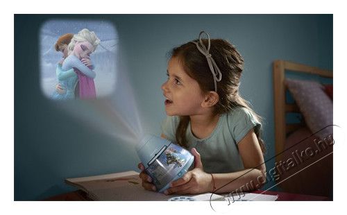 PHILIPS 717690816 Jégvarázs projektoros LED asztali lámpa Háztartás / Otthon / Kültér - Világítás / elektromosság - Asztali lámpa - 312515