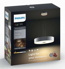 PHILIPS Fair Hue pendant white 1x39W + DIMSwitch 4033931P7-fali l&aacute;mpa H&aacute;ztart&aacute;s / Otthon / K&uuml;lt&eacute;r - Vil&aacute;g&iacute;t&aacute;s / elektromoss&aacute;g - Fali / mennyezeti l&aacute;mpa - 328682