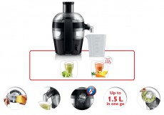 PHILIPS HR1832/02 gyümölcscentrifuga Konyhai termékek - Konyhai kisgép (előkészítés / feldolgozás) - Gyümölcs centrifuga / prés - 284515