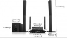 PHILIPS HTB3580G/12 5.1-es multimédia lejátszó Audio-Video / Hifi / Multimédia - Házimozi - Blu-Ray házimozi szett - 286289
