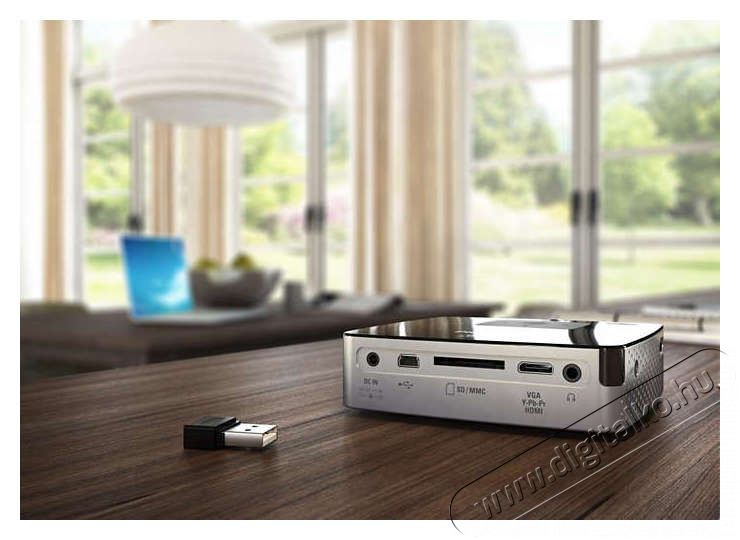 PHILIPS PPX3417W FWVGA 170ANSI Wi-Fi zseb LED projektor Televíziók - Kivetítő - Kivetítő - 312589