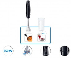 PHILIPS HR1604/90 botmixer Konyhai termékek - Konyhai kisgép (előkészítés / feldolgozás) - Botmixer - 284484