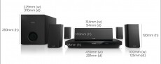 PHILIPS HTB3520G/12 5.1-es multimédia lejátszó Audio-Video / Hifi / Multimédia - Házimozi - Blu-Ray házimozi szett - 286291