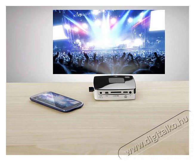 PHILIPS PPX3417W FWVGA 170ANSI Wi-Fi zseb LED projektor Televíziók - Kivetítő - Kivetítő - 312589