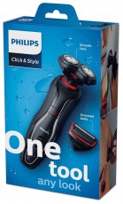 PHILIPS S728/17 Click & Style borotválás és szőrtelenítés Szépségápolás / Egészség - Szőrtelenítő / borotva - Arc- és testszőrzet vágó, formázó - 332046