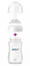 PHILIPS SCF694/17 AVENT Natural cumisüveg 260ml Szépségápolás / Egészség - Baba mama termék - Cumisüveg / cumi / etetés kiegészítő - 312624