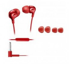 PHILIPS SHE3705RD/00 fülhallgató - piros Audio-Video / Hifi / Multimédia - Fül és Fejhallgatók - Fülhallgató mikrofonnal / headset - 312647