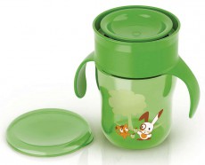 PHILIPS SCF782/00 260ml Első ivópohár - zöld és piros Szépségápolás / Egészség - Baba mama termék - Cumisüveg / cumi / etetés kiegészítő - 336797