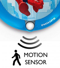 PHILIPS 717654016 Pókember éjjeli fény, fali lámpa Háztartás / Otthon / Kültér - Világítás / elektromosság - Éjszakai irányfény - 301296