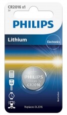 PHILIPS CR2016 lítium gombelem Akkuk és töltők - Elem - 301180