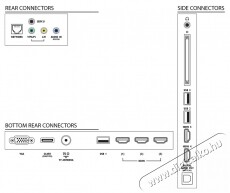 PHILIPS 55PFL6007H Televíziók - LED televízió - 1080p Full HD felbontású - 254099