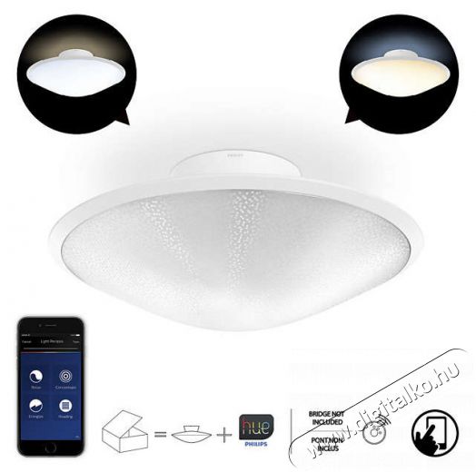 PHILIPS 3115131PH Hue Phoenix LED mennyezeti lámpa Háztartás / Otthon / Kültér - Világítás / elektromosság - Fali / mennyezeti lámpa - 312491