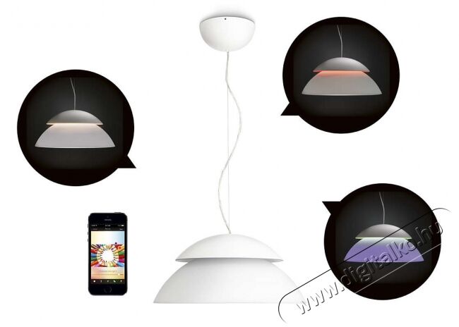 PHILIPS 7120031PH HUE Beyond függesztett lámpa Háztartás / Otthon / Kültér - Világítás / elektromosság - Fali / mennyezeti lámpa - 305369