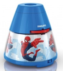 PHILIPS 717694016 Pókember projektoros asztali lámpa Háztartás / Otthon / Kültér - Világítás / elektromosság - Asztali lámpa - 301258