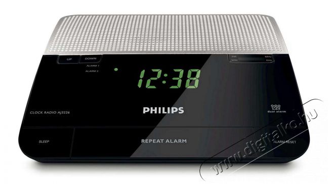 PHILIPS AJ3226/12 ébresztőórás rádió Audio-Video / Hifi / Multimédia - Rádió / órás rádió - Ébresztőórás rádió - 286232