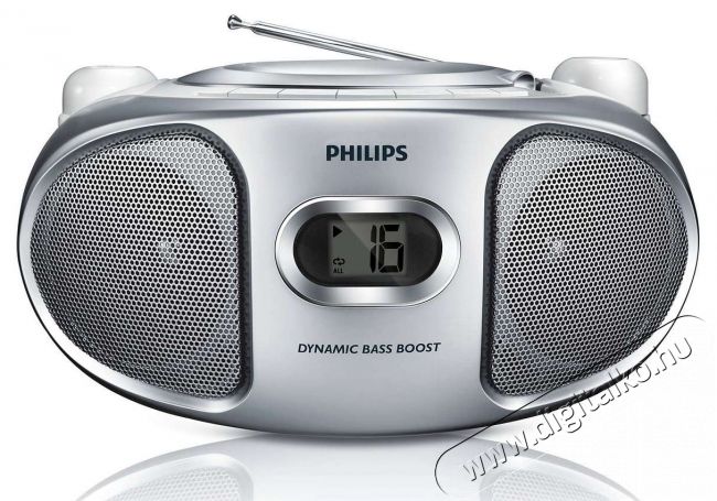 PHILIPS AZ105S/12 hordozható CD-s rádiómagnó Audio-Video / Hifi / Multimédia - Hordozható CD / DVD / Multimédia készülék - Hordozható CD / Multimédia rádiómagnó / Boombox - 286256