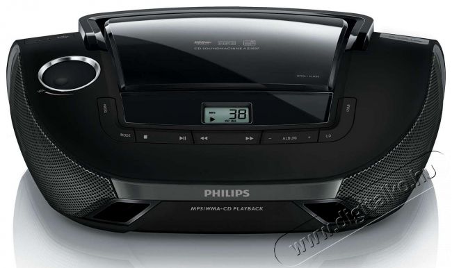 PHILIPS AZ1837/12 hordozható CD-s rádiómagnó Audio-Video / Hifi / Multimédia - Hordozható CD / DVD / Multimédia készülék - Hordozható CD / Multimédia rádiómagnó / Boombox - 286194
