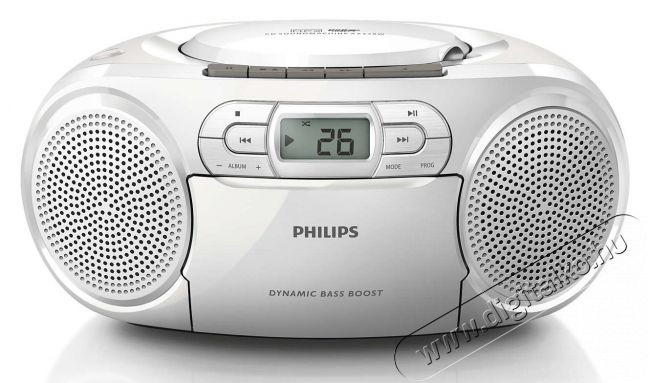 PHILIPS AZ328W/12 hordozható CD-s rádiómagnó Audio-Video / Hifi / Multimédia - Hordozható CD / DVD / Multimédia készülék - Hordozható CD / Multimédia rádiómagnó / Boombox - 296565