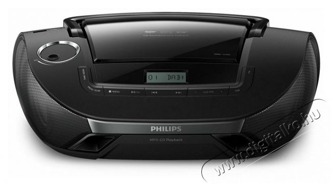 PHILIPS AZB1839/12 CD-s rádió - fekete Audio-Video / Hifi / Multimédia - Rádió / órás rádió - Hordozható, zseb-, táska rádió - 350636