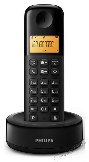 PHILIPS D1301B/53 vezeték nélküli telefon Mobil / Kommunikáció / Smart - DECT / cordless telefon - 301209