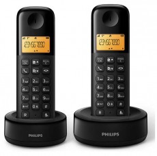 PHILIPS D1302B/53 vezeték nélküli telefon Mobil / Kommunikáció / Smart - DECT / cordless telefon - 301192