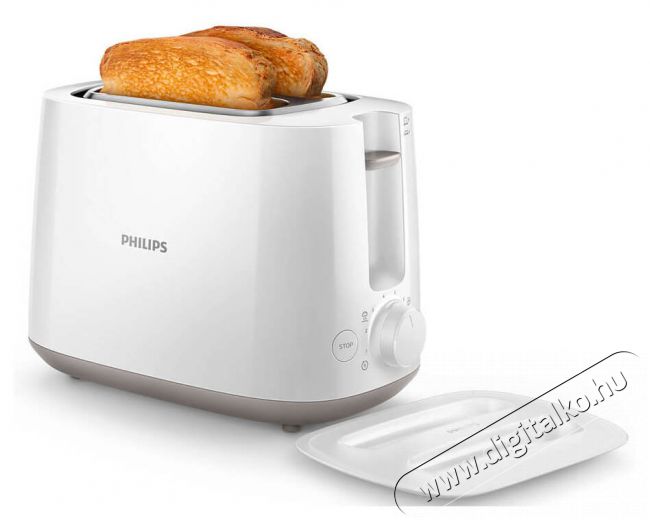 PHILIPS HD2582/00 Daily Collenction kenyérpirító - fehér Konyhai termékek - Konyhai kisgép (sütés / főzés / hűtés / ételkészítés) - Kenyérpirító - 320521