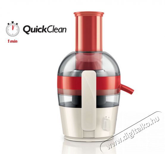 PHILIPS HR1855/90 gyümölcscentrifuga Konyhai termékek - Konyhai kisgép (előkészítés / feldolgozás) - Gyümölcs centrifuga / prés - 296533