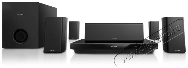 PHILIPS HTB3520G/12 5.1-es multimédia lejátszó Audio-Video / Hifi / Multimédia - Házimozi - Blu-Ray házimozi szett - 286291