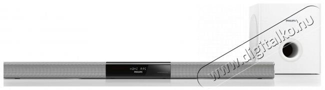 PHILIPS HTL3140S/12 2.1-es hangsugárzó Audio-Video / Hifi / Multimédia - Hangprojektor / soundbar - Mélyládával - 286279