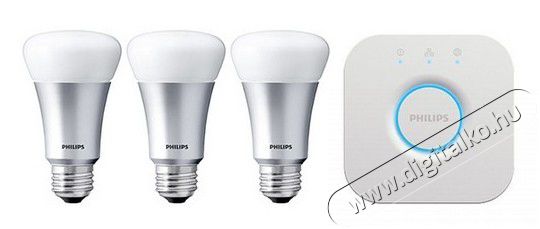 PHILIPS 929001137001 HUE E27 A60 izzó starter kit - fehér, 2db Egyéb - Nem forgalmazzuk ! - 301304