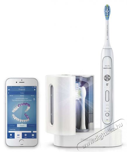 PHILIPS HX9192/02 Sonicare FlexCare Platinum Connected szónikus elektromos fogkefe alkalmazással Szépségápolás / Egészség - Száj / fog ápolás - Elektromos fogkefe - 331507