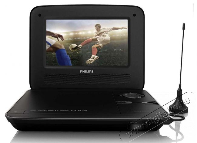 PHILIPS PD7015/12 hordozható DVD lejátszó Audio-Video / Hifi / Multimédia - Hordozható CD / DVD / Multimédia készülék - Hordozható DVD lejátszó - 286299