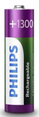 PHILIPS R6B4A130 (1300mAh) akkumulátor Akkuk és töltők - Elem méretű akku és töltő - Akku - 312596