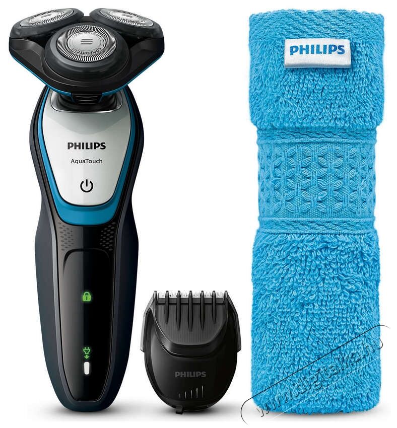 PHILIPS S5070/65 AquaTouch nedves és száraz elektromos borotva  Szépségápolás / Egészség - Szőrtelenítő / borotva - Férfi borotva - 331516
