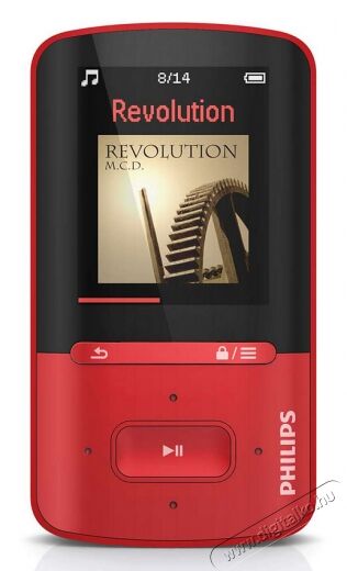 PHILIPS SA4VBE04RF/12 MP4 lejátszó Audio-Video / Hifi / Multimédia - Hordozható CD / DVD / Multimédia készülék - MP3/MP4 lejátszó - 286124