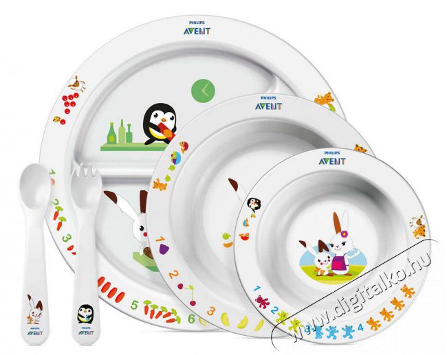 PHILIPS SCF716/00 Avent étkezési szett Szépségápolás / Egészség - Baba mama termék - Cumisüveg / cumi / etetés kiegészítő - 336801