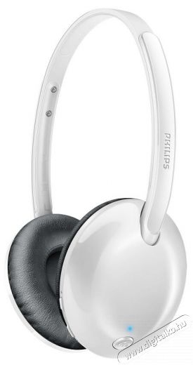 PHILIPS SHB4405WT/00 Bluetooth mikrofonos fejhallgató - fehér Audio-Video / Hifi / Multimédia - Fül és Fejhallgatók - Fejhallgató mikrofonnal / headset - 320528